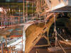 View along side of Discovery from rear