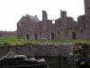 Ruined buildings within Dunnottar Castle
